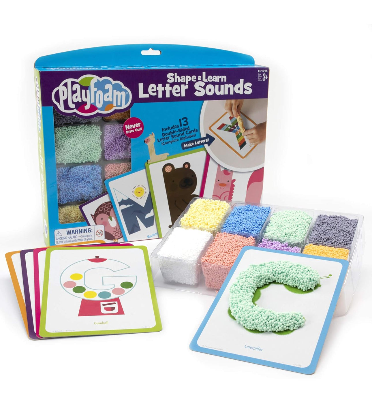 魔塑粒粒黏土 Playfoam Letter Sounds