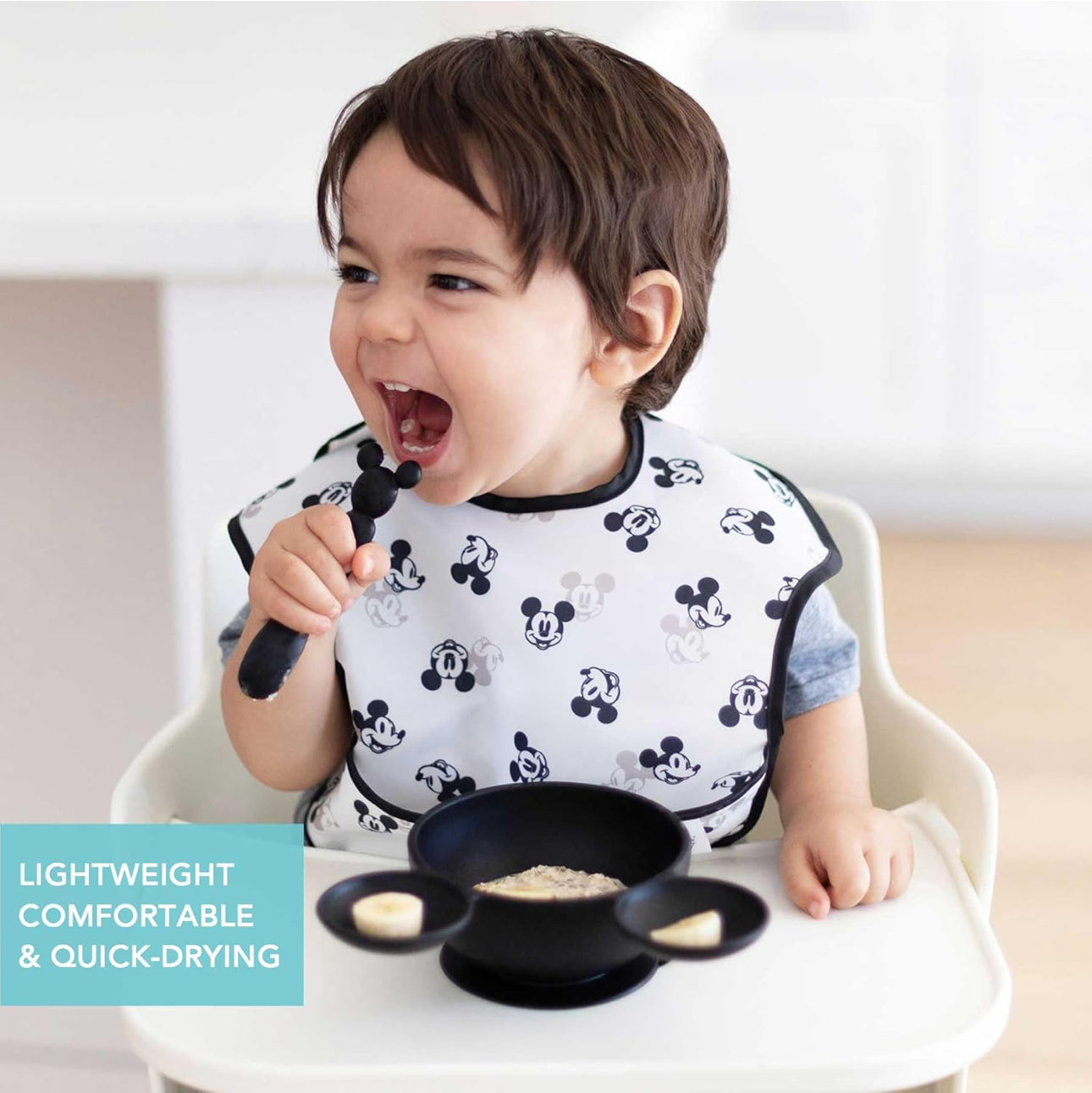 BUMKINS - Disney 造型超防水飯衣 (Mickey 背心款) SuperBibs