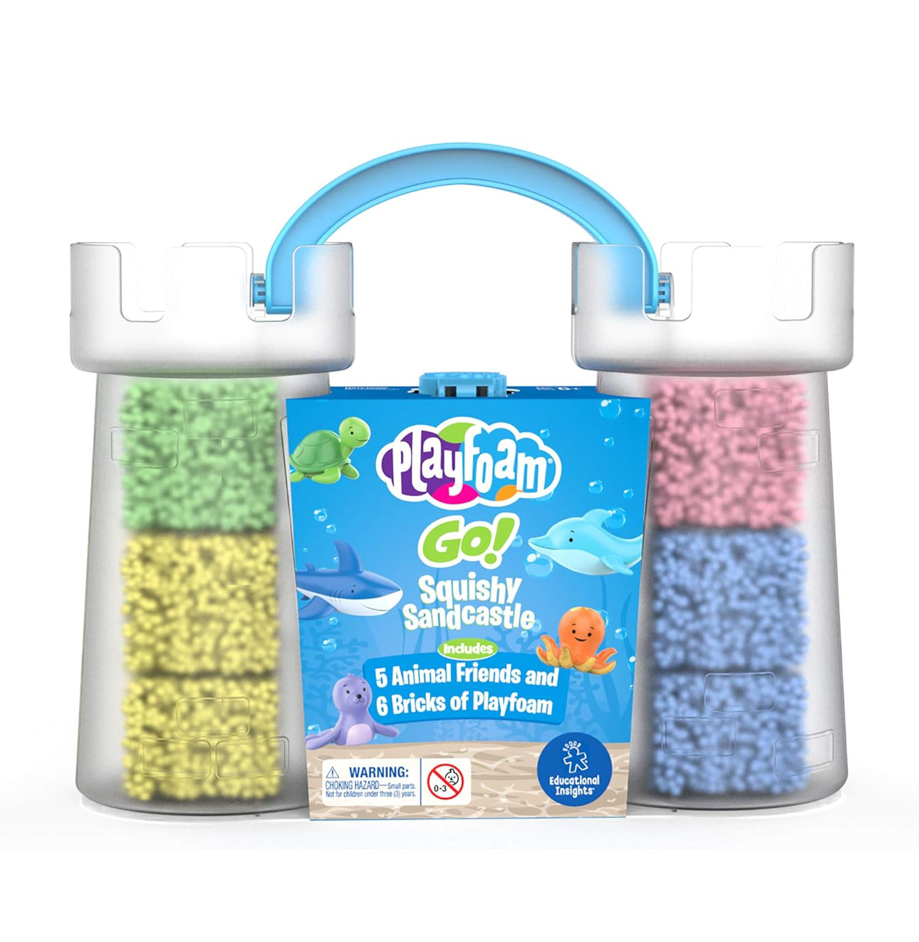 魔塑粒粒黏土 Playfoam GO! Squishy Sandcastle Play Set 🌊