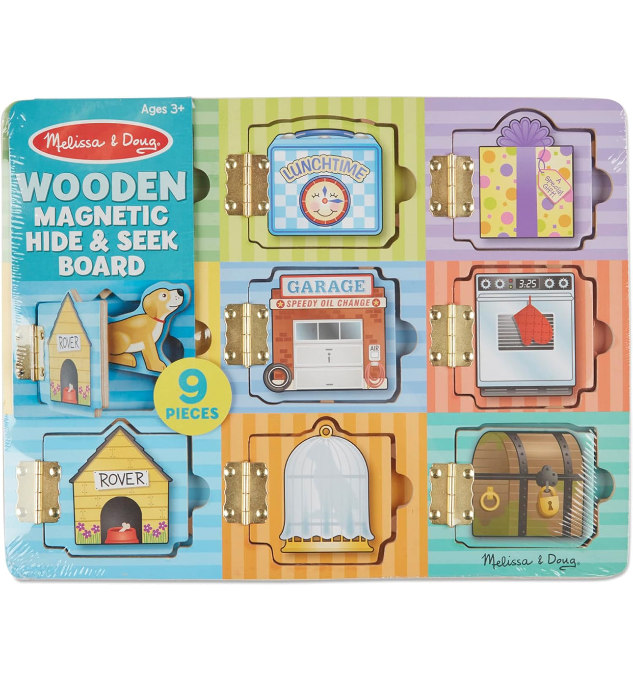 Melissa & Doug - 手多多Busy board (Hide & Seek 磁石puzzle) 🔓