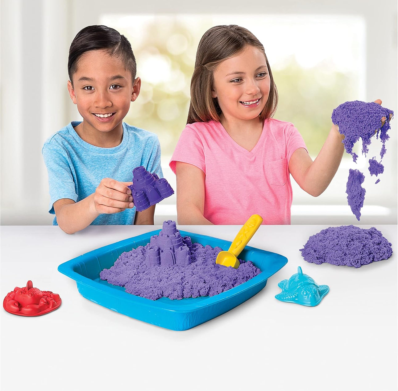 Kinetic Sand 動力沙 彩沙海底城堡套裝 (紫色)