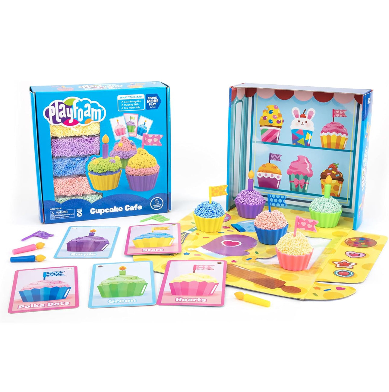 魔塑粒粒黏土 Playfoam Cupcake Cafe Set 🧁