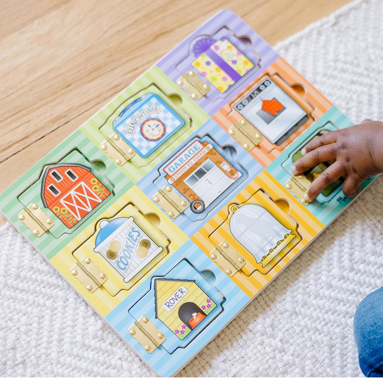 Melissa & Doug - 手多多Busy board (Hide & Seek 磁石puzzle) 🔓