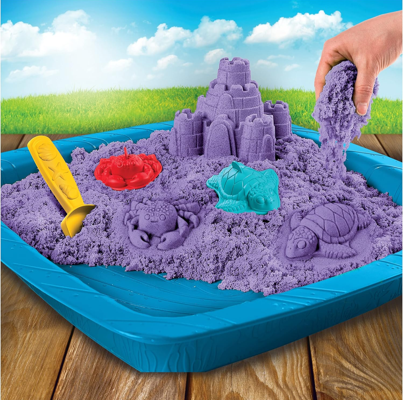 Kinetic Sand 動力沙 彩沙海底城堡套裝 (紫色)