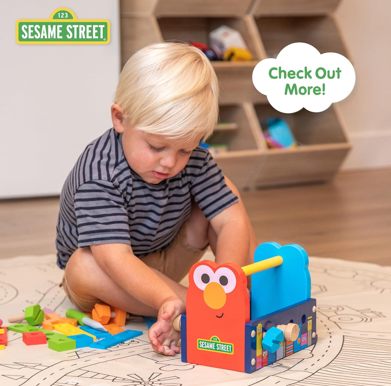 Sesame Street - 芝麻街 小角色小積木套裝