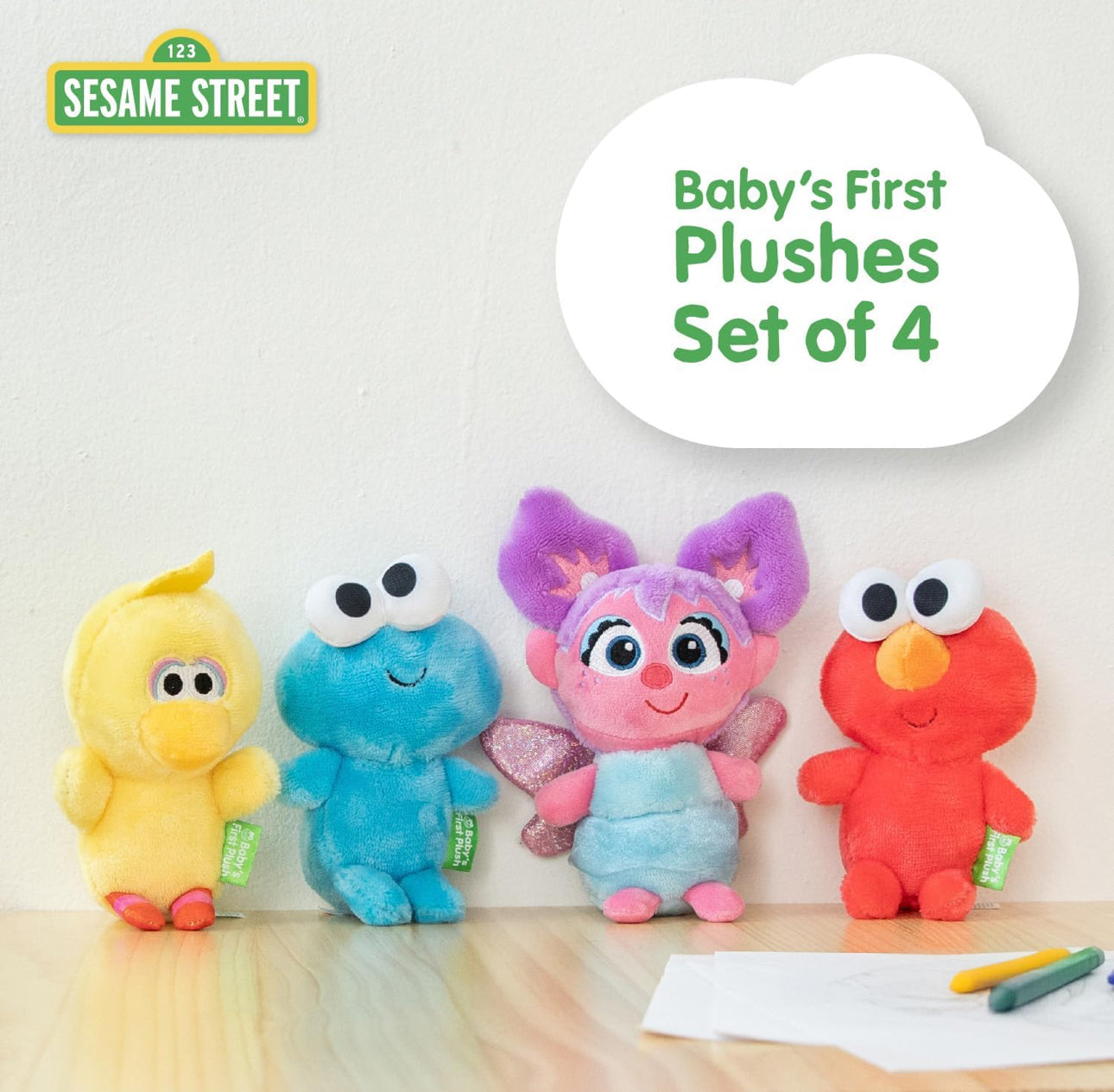 Sesame Street - 芝麻街朋友BB公仔禮盒裝 (4個裝)
