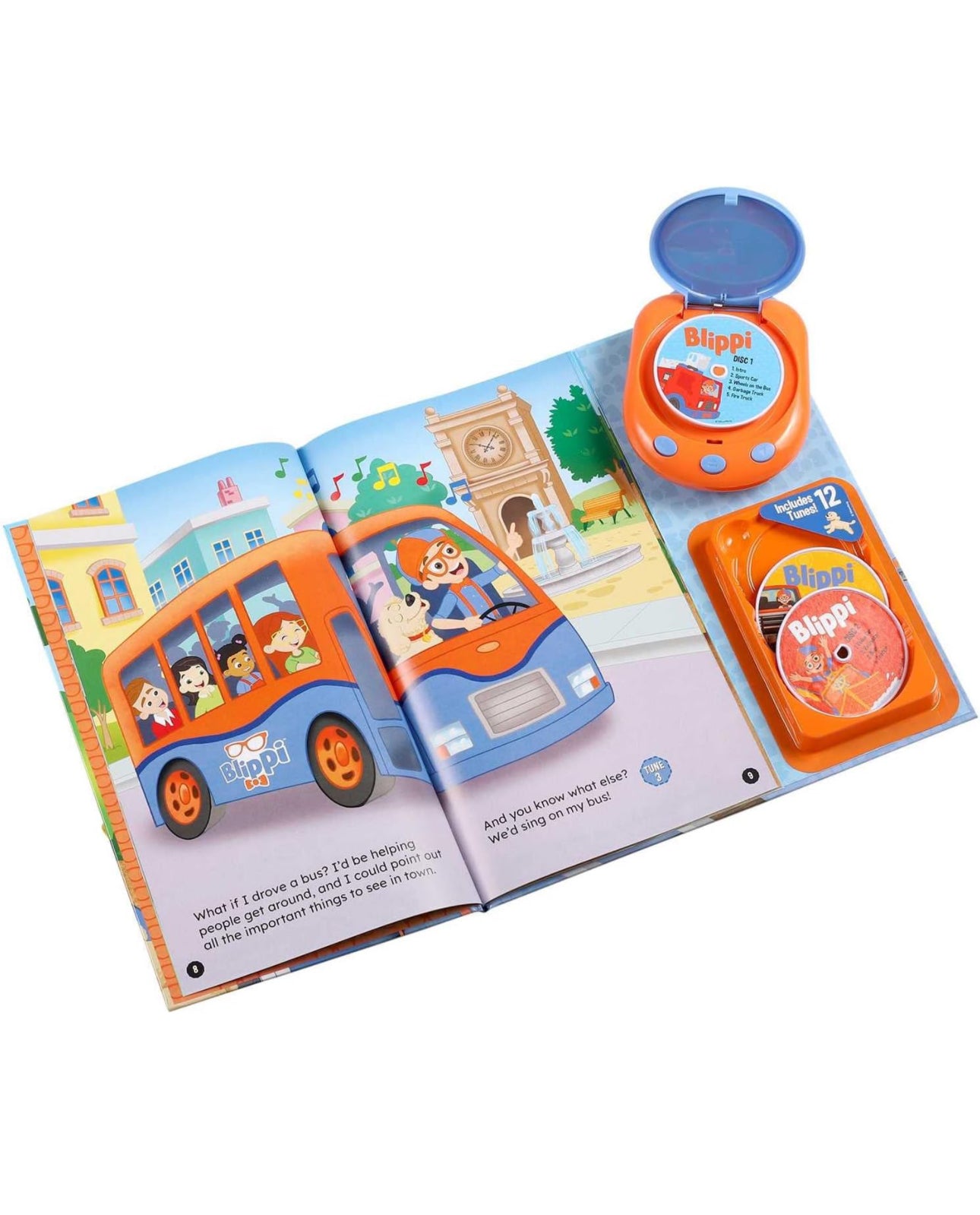Blippi - Blippi 經典兒歌 CD player 圖書套裝