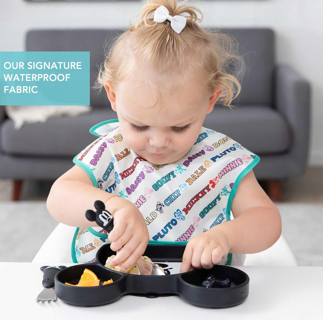 BUMKINS - Disney造型超防水飯衣 (Mickey & Friends 背心款) SuperBibs