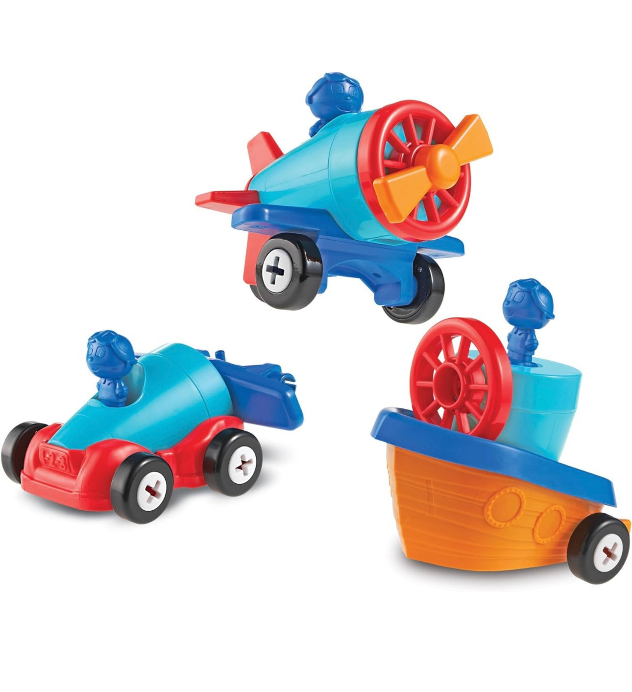 Learning Resources - STEM 3 in 1 創意立體積木 (車車🚗小船🛥飛機✈)