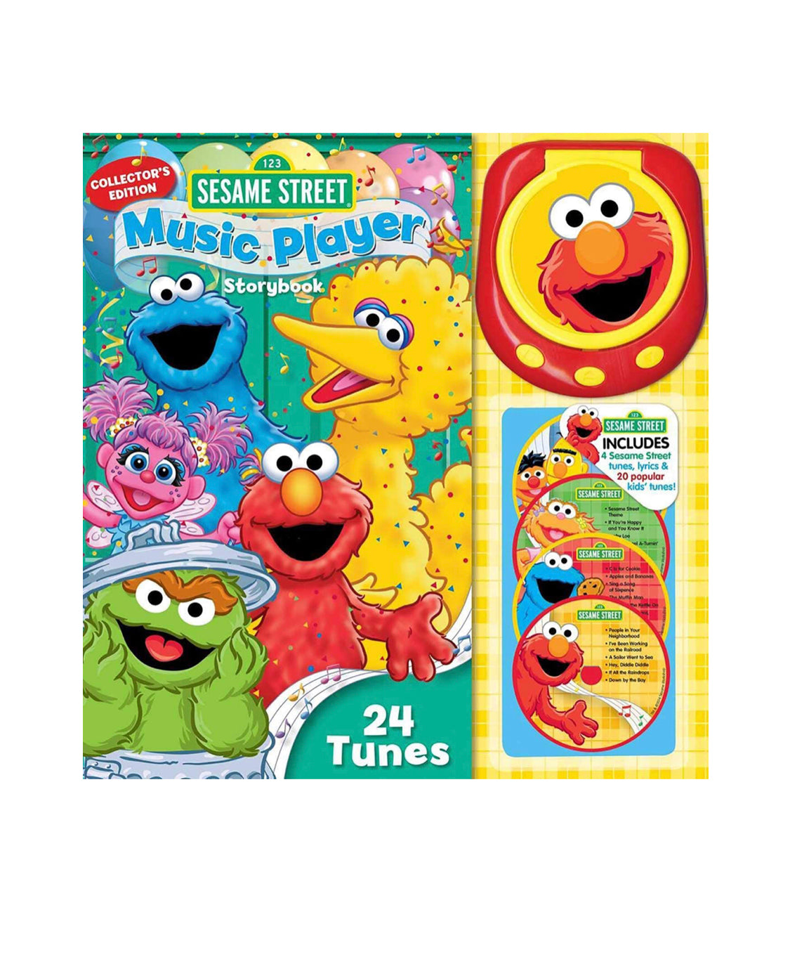 Sesame Street - 芝麻街經典兒歌 CD player 圖書套裝