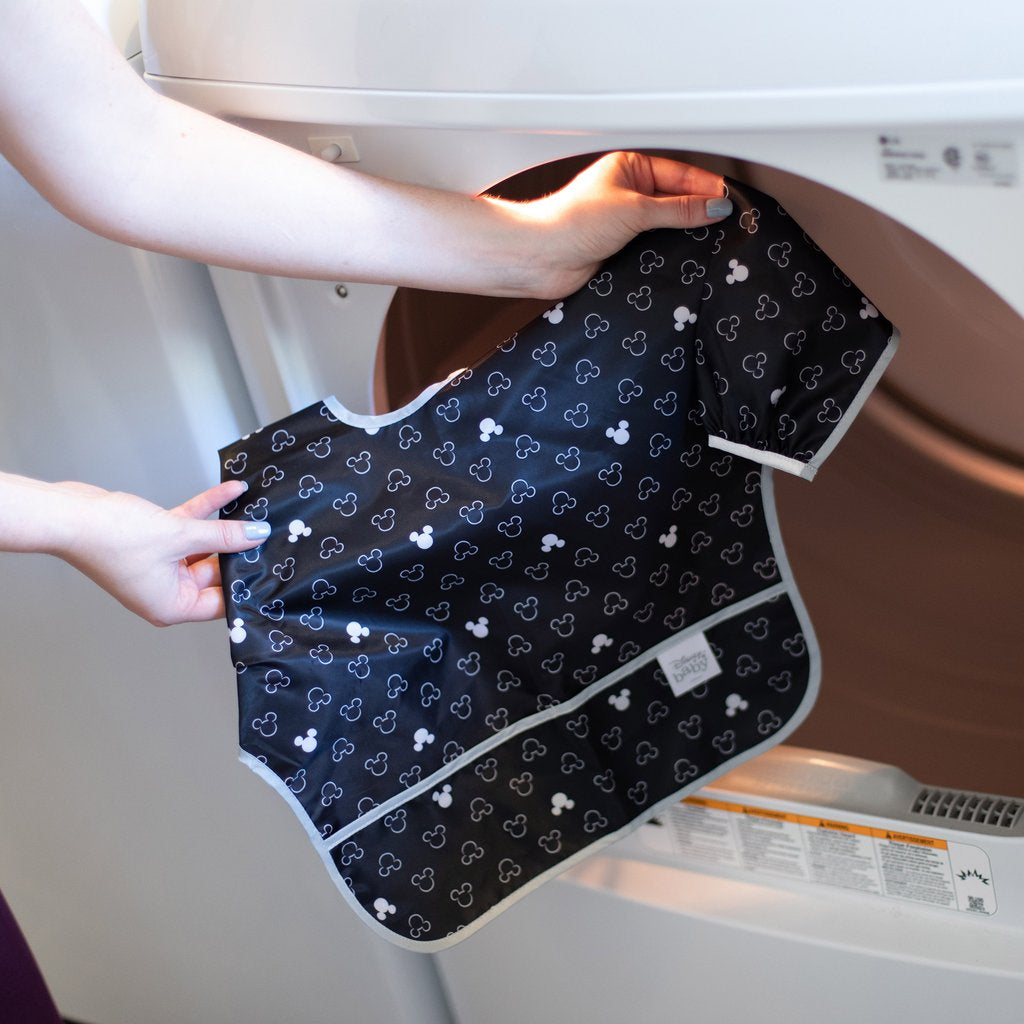 BUMKINS - Disney卡通造型超防水飯衣 (Mickey 長袖款) Sleeved bib