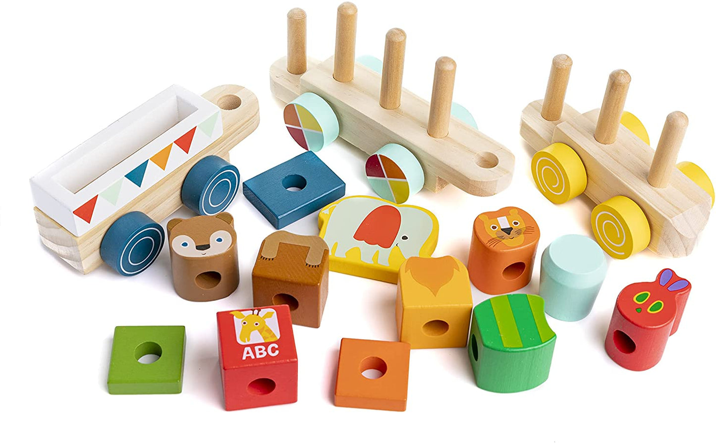 The Very Hungry Caterpillar - 毛毛蟲小積木火車