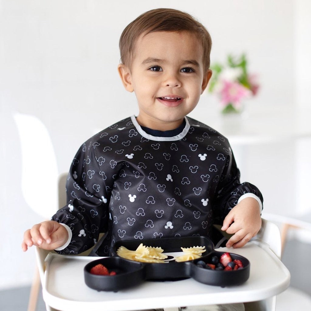 BUMKINS - Disney卡通造型超防水飯衣 (Mickey 長袖款) Sleeved bib