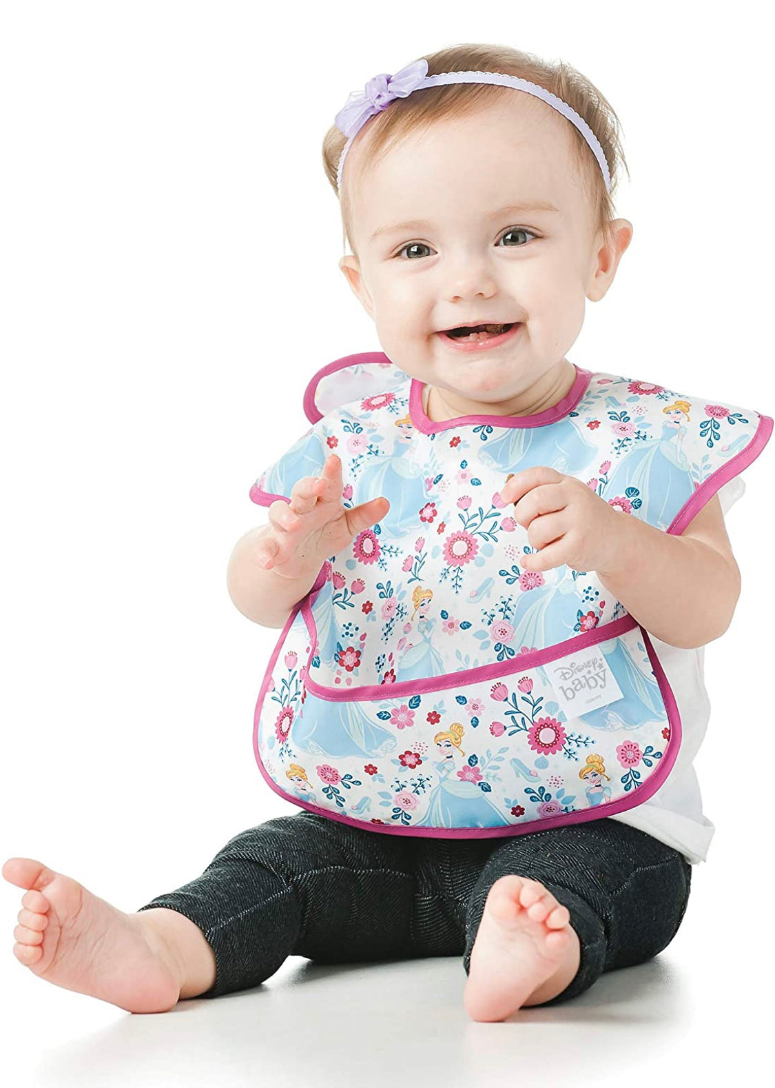 BUMKINS - Disney造型超防水飯衣 (Princess 背心款) SuperBibs