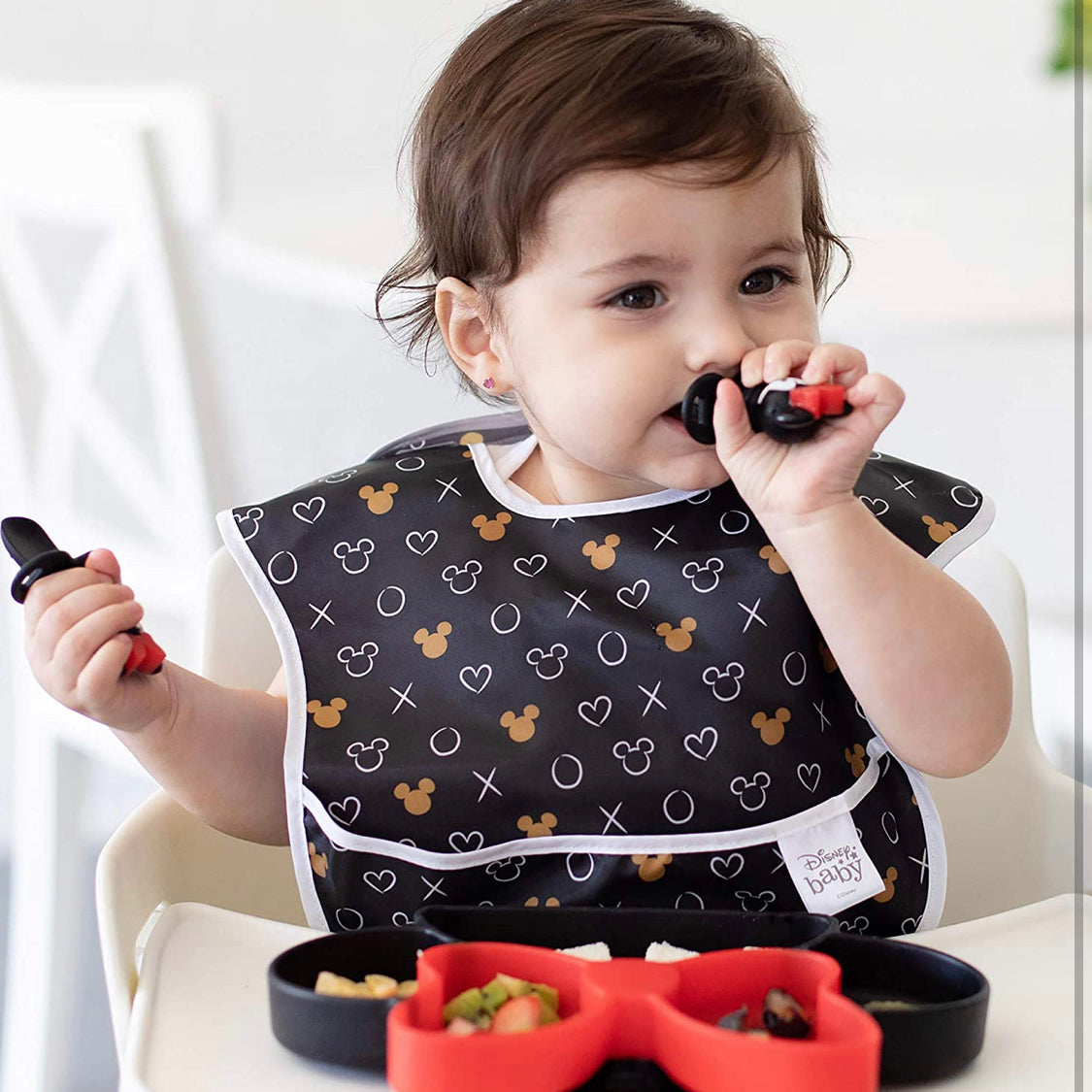 BUMKINS - Disney 造型超防水飯衣 (Minnie 背心款) SuperBibs