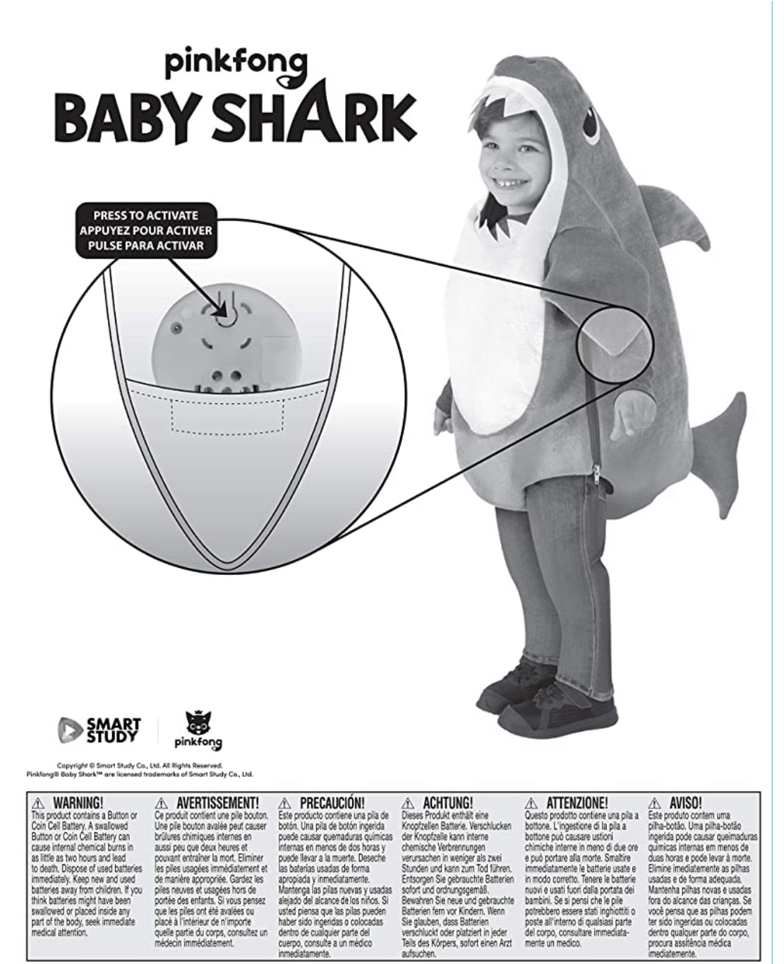 Baby Shark 超可愛音樂BB造型