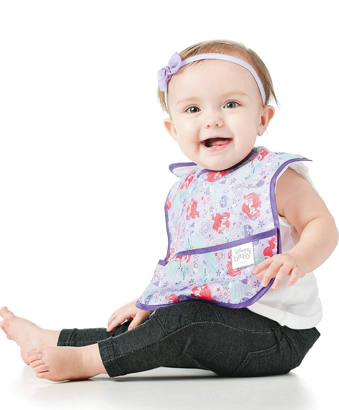 BUMKINS - Disney造型超防水飯衣 (Princess 背心款) SuperBibs