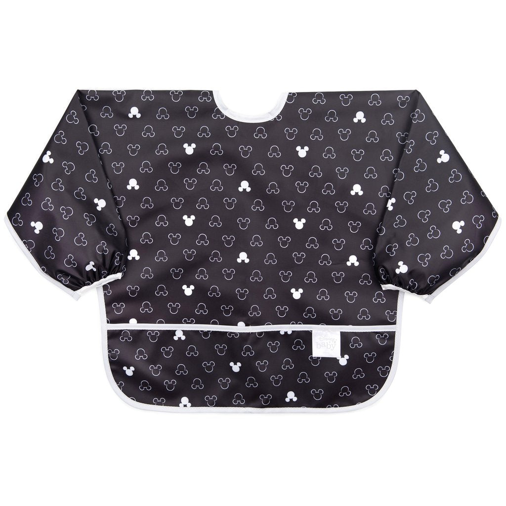 BUMKINS - Disney卡通造型超防水飯衣 (Mickey 長袖款) Sleeved bib