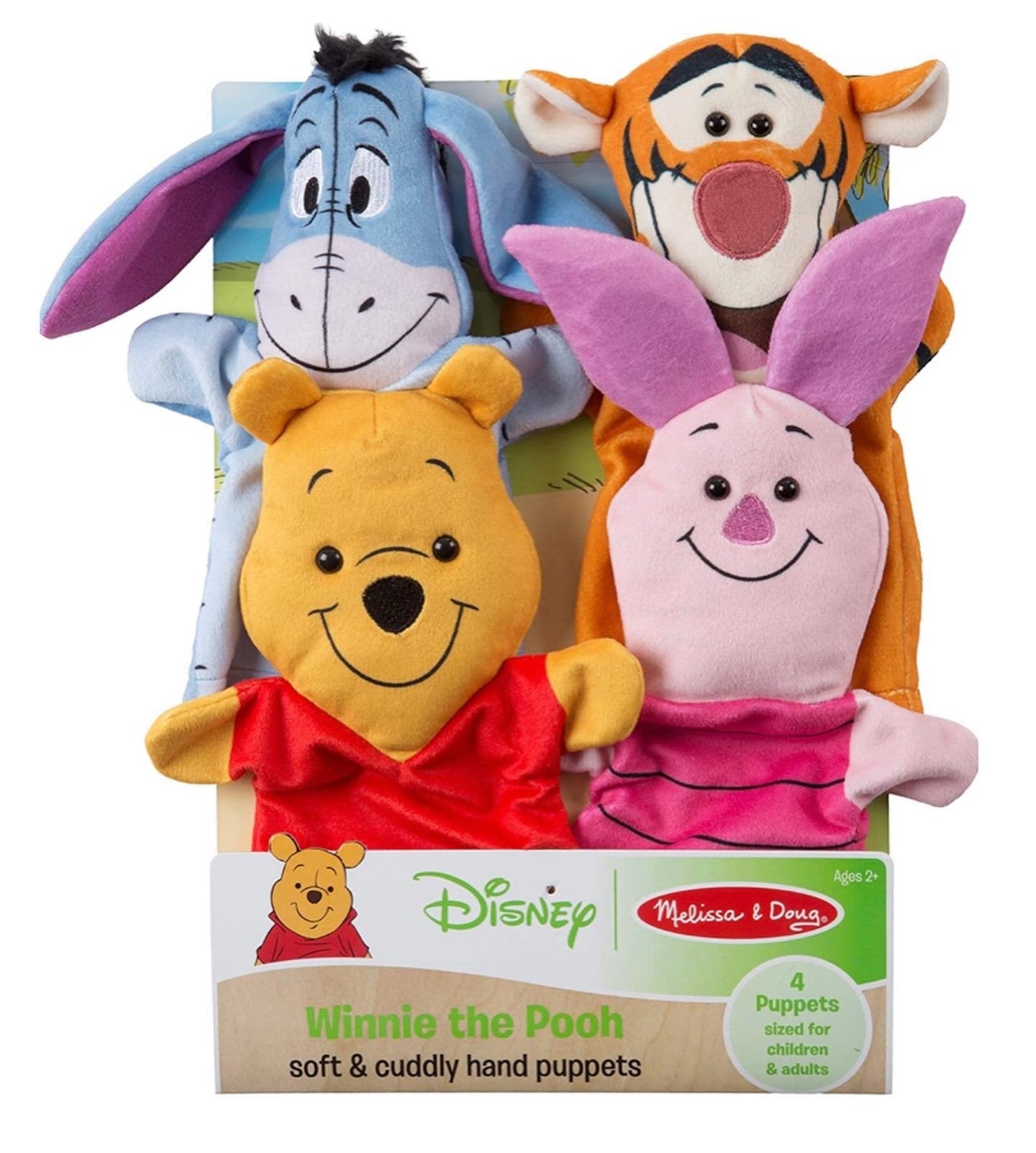 Melissa & Doug - 迪士尼朋友毛毛手偶 (Pooh & Friends)