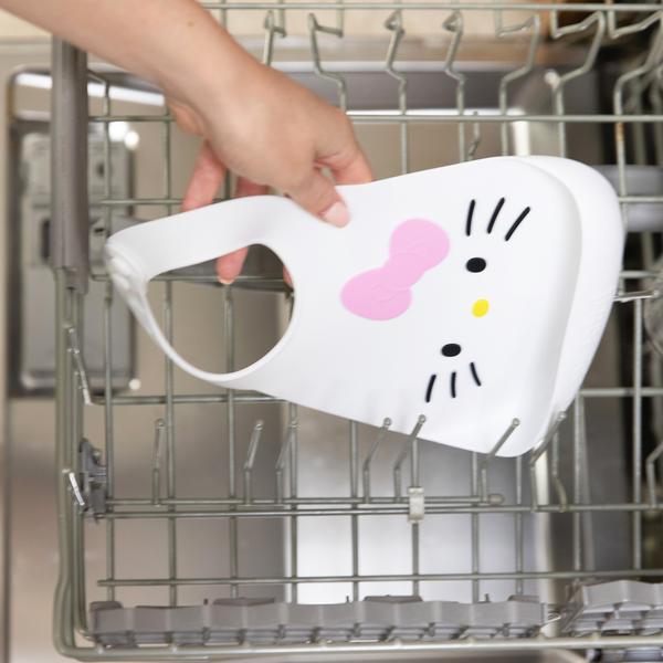 BUMKINS - Sanrio卡通造型超防水矽膠圍兜 (Hello Kitty)