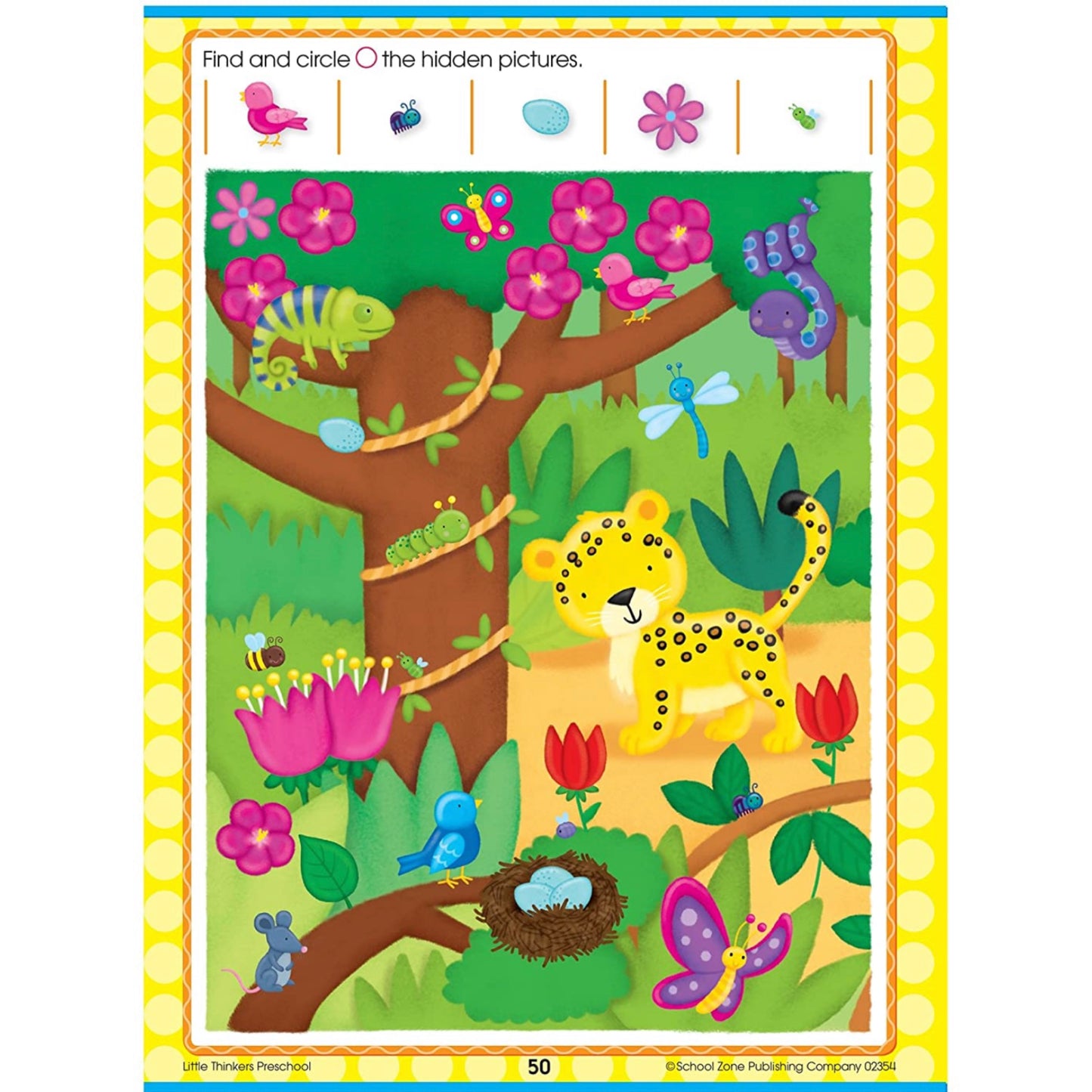 School Zone - Preschool Workbook (Little Thinkers 64 pages)