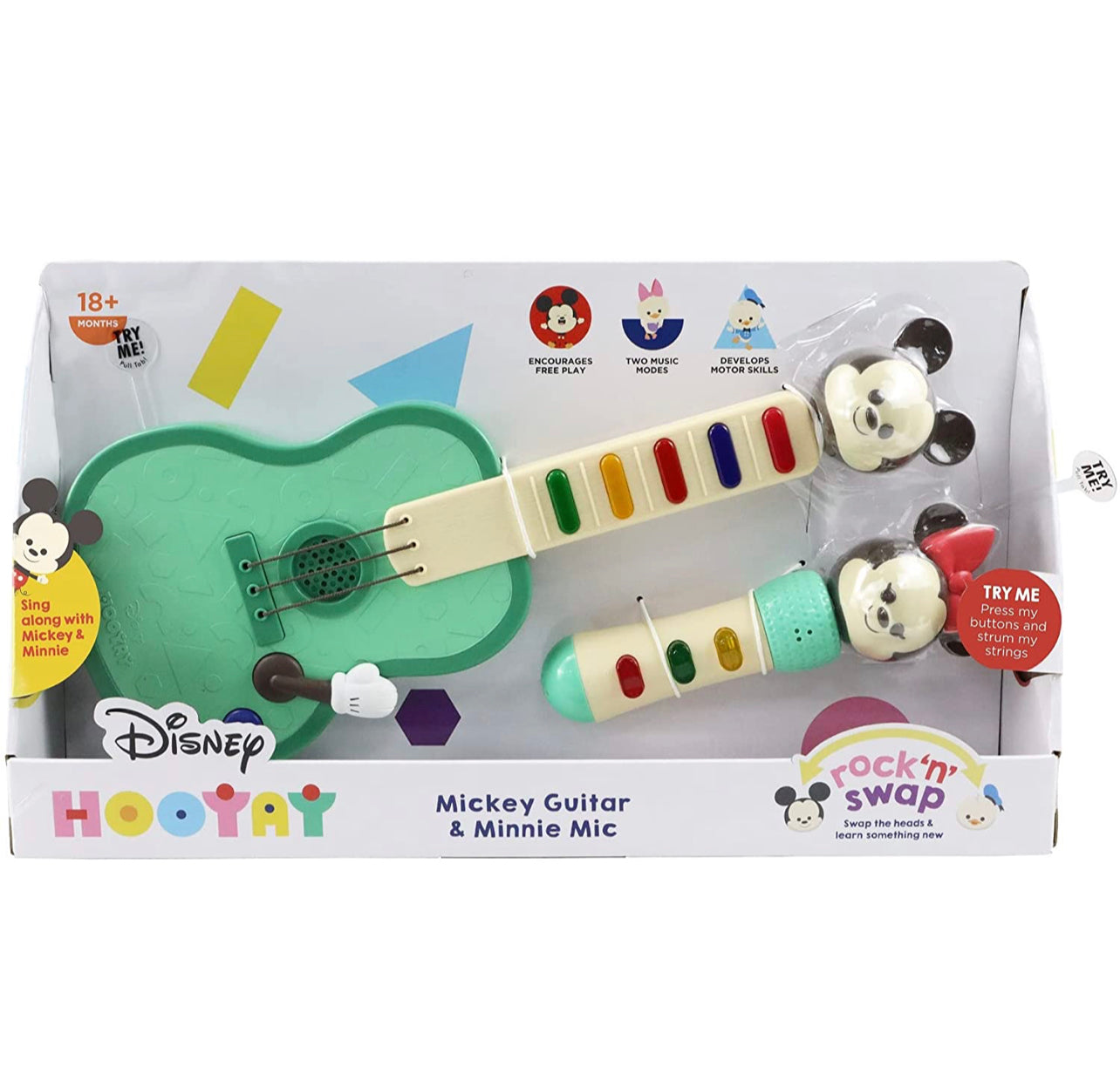 Disney Hooyay - Mickey & Minnie Mouse 結他仔🎸音樂咪套裝🎤