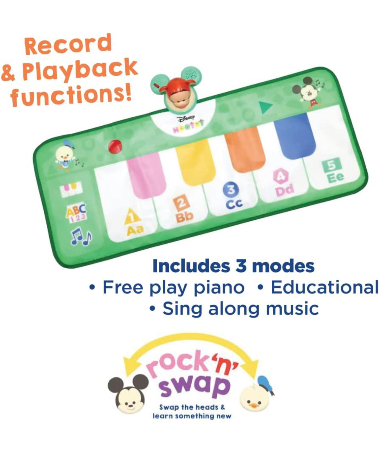 Disney Hooyay - 跳跳虎 Tigger 可錄音音樂跳舞墊 🎹