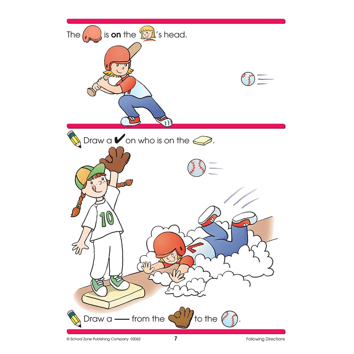 School Zone - Preschool Workbook (Following Direction 32 pages)