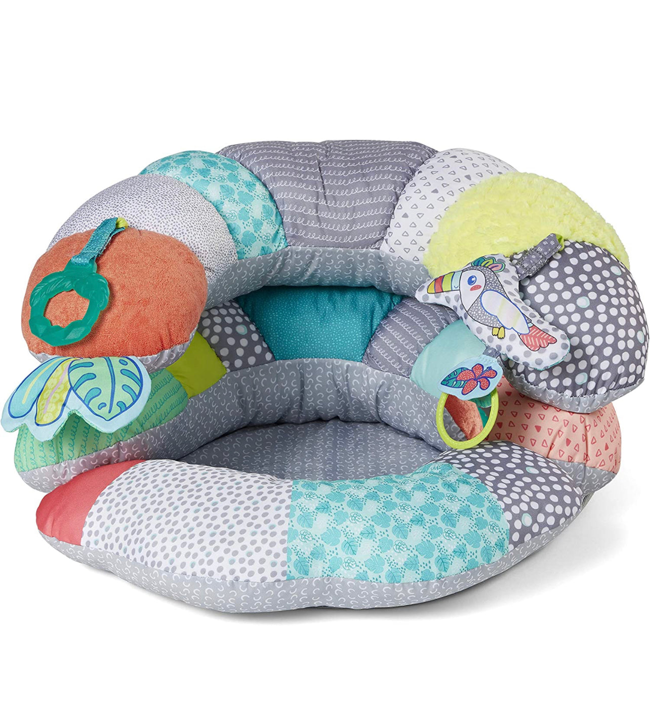 Infantino - 2-in-1 Tummy Time 多功能C型枕