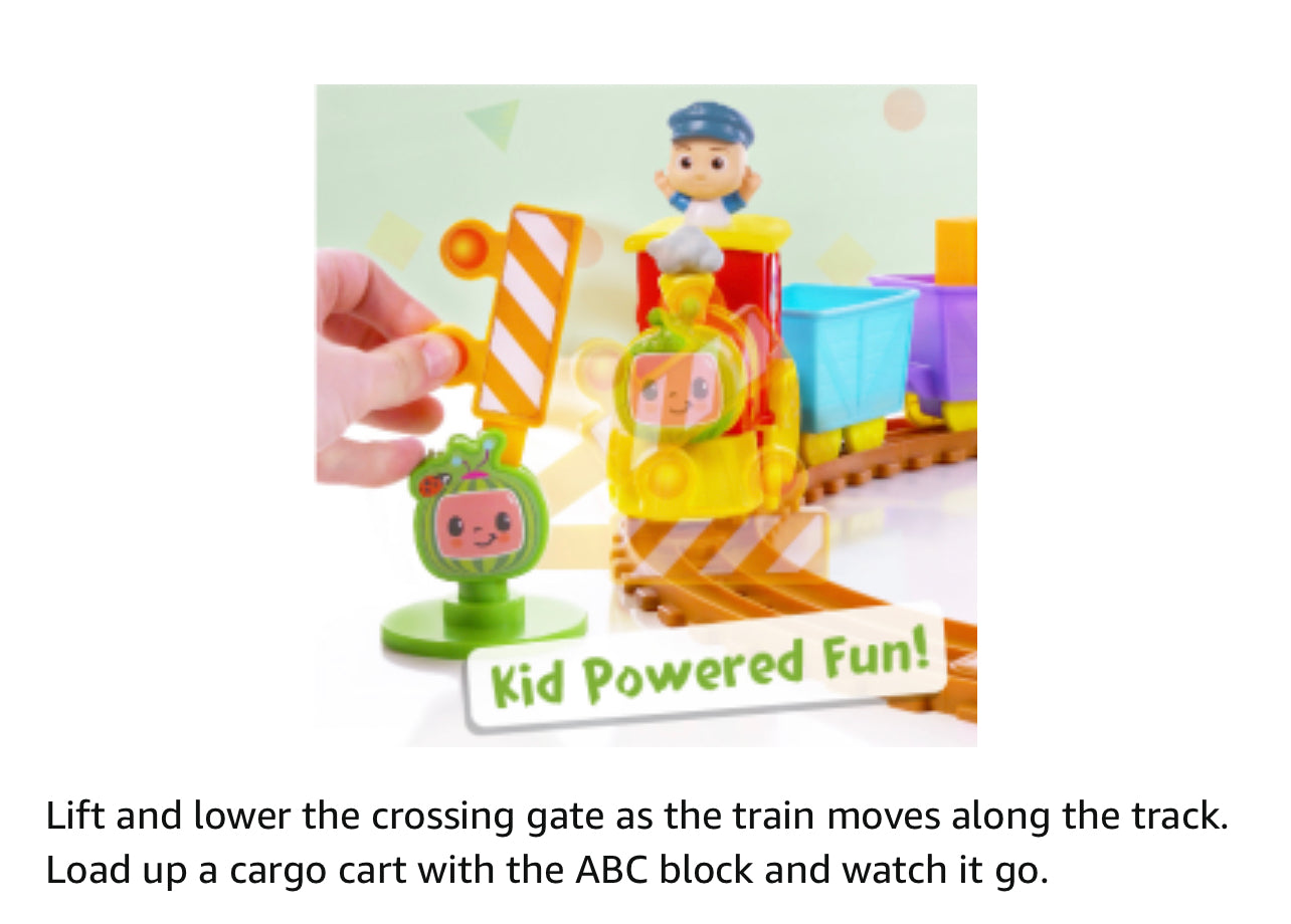 Cocomelon 4呎長音樂火車路軌套裝🚄