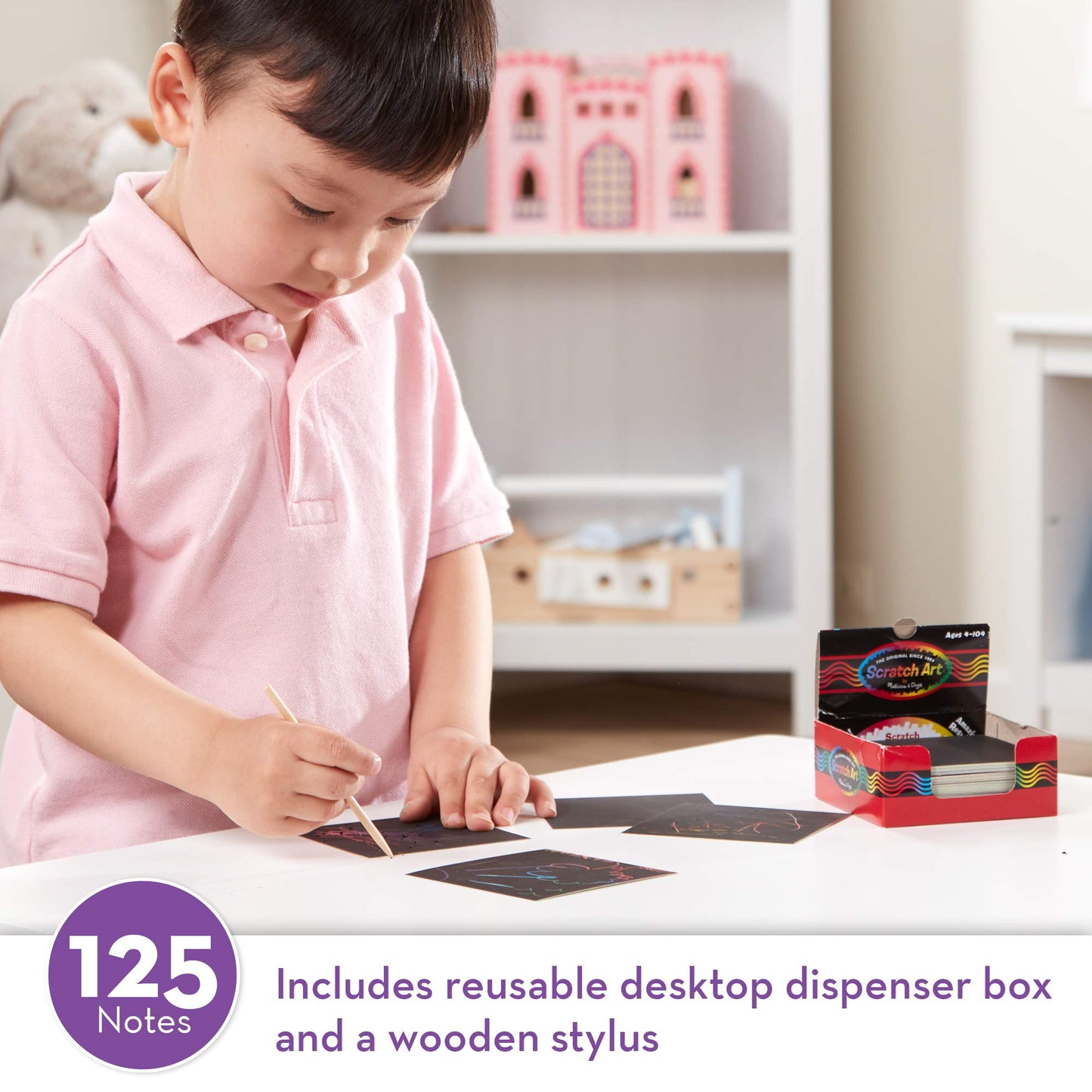 Melissa & Doug - 彩虹刮刮筆記本(友誼)