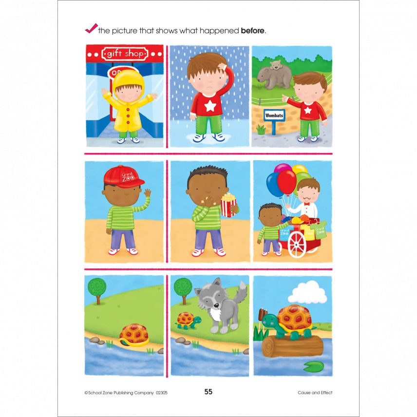 School Zone-Preschool Workbook (Scholar 64 pages)