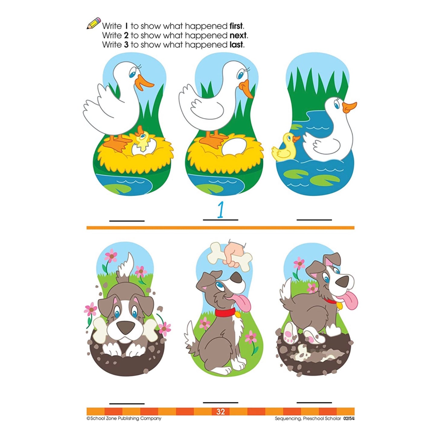 School Zone - Preschool Workbook (Preschool Scholar 32 pages)