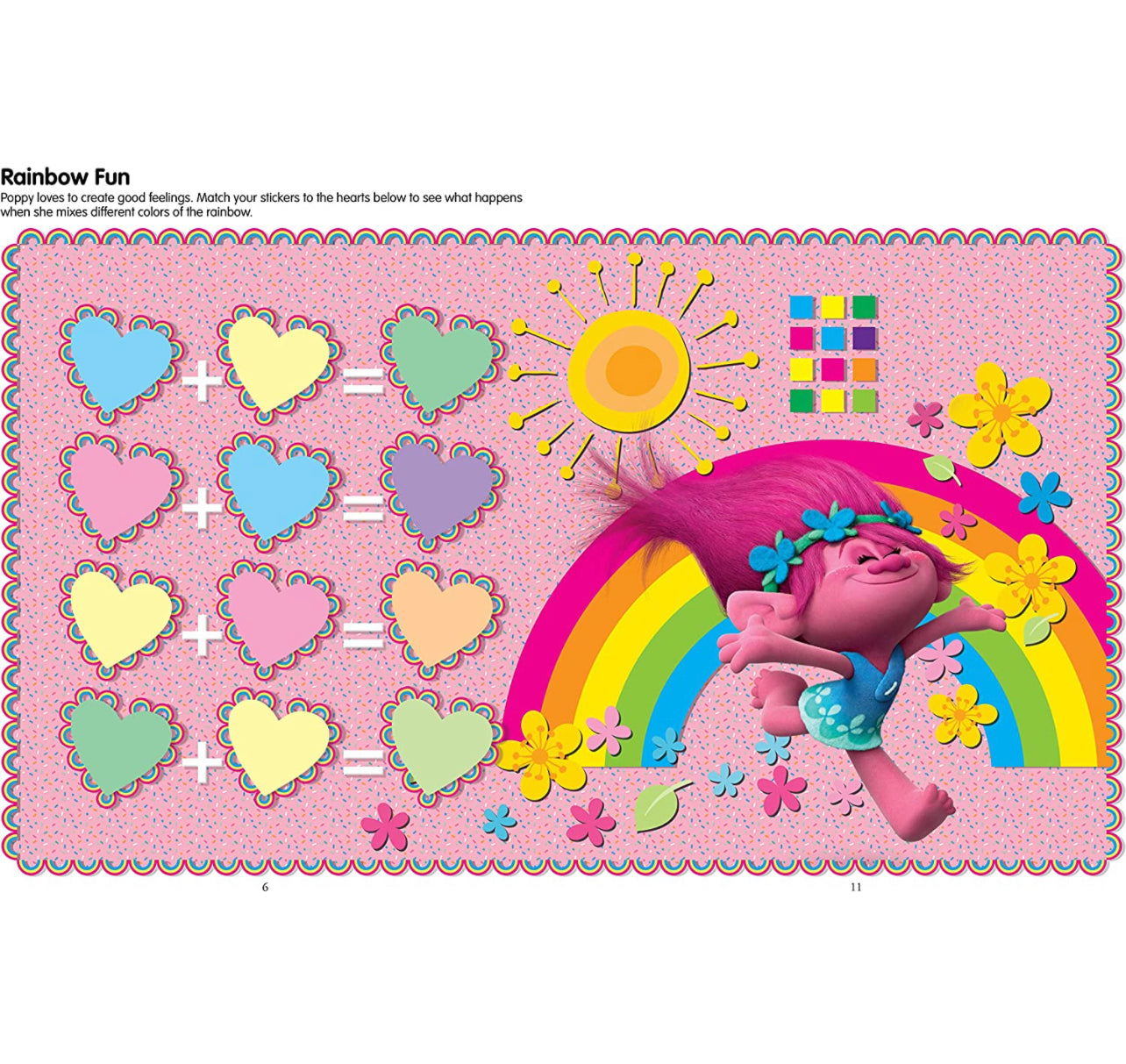 Trolls - 可重貼貼紙遊戲書