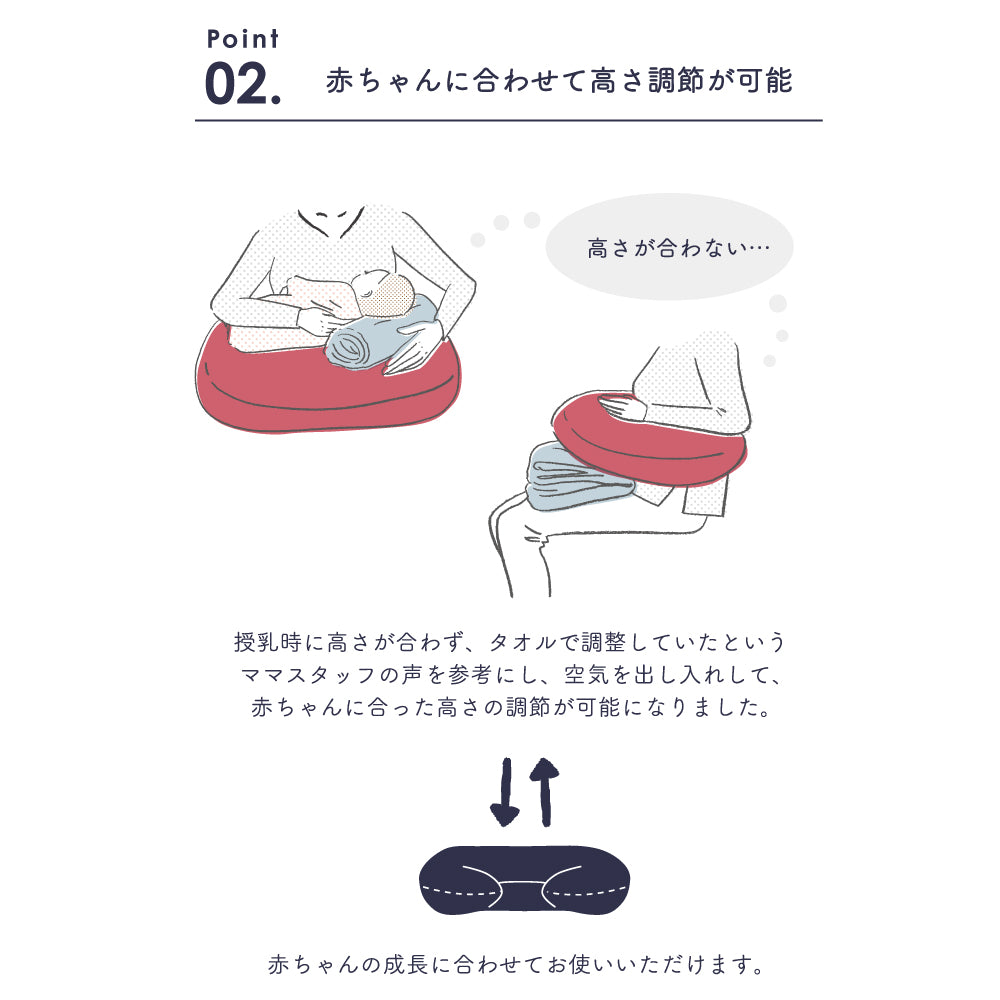 10mois - 快充便攜授乳BB學坐枕 (Naomi Ito 藍色款)