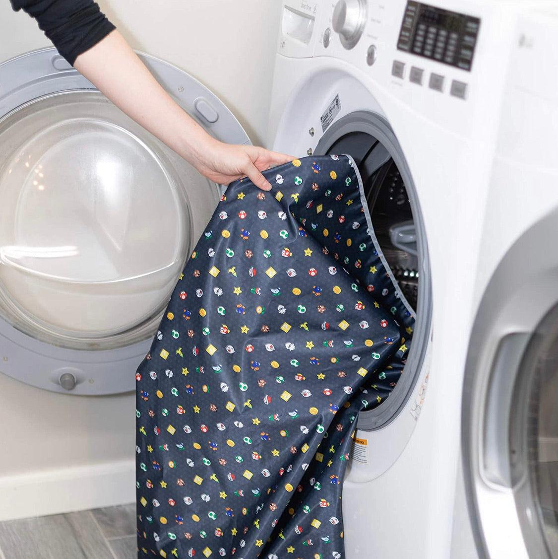 BUMKINS - 皇牌特級防水防污墊 (Blue leaf)