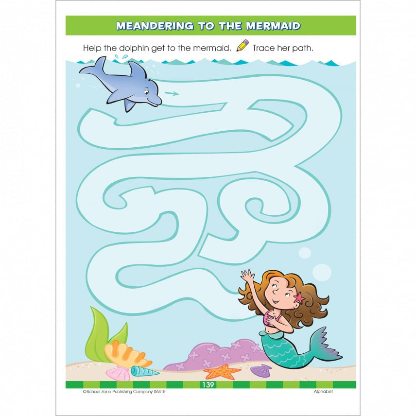 School Zone - Big Preschool Workbook (320 pages)
