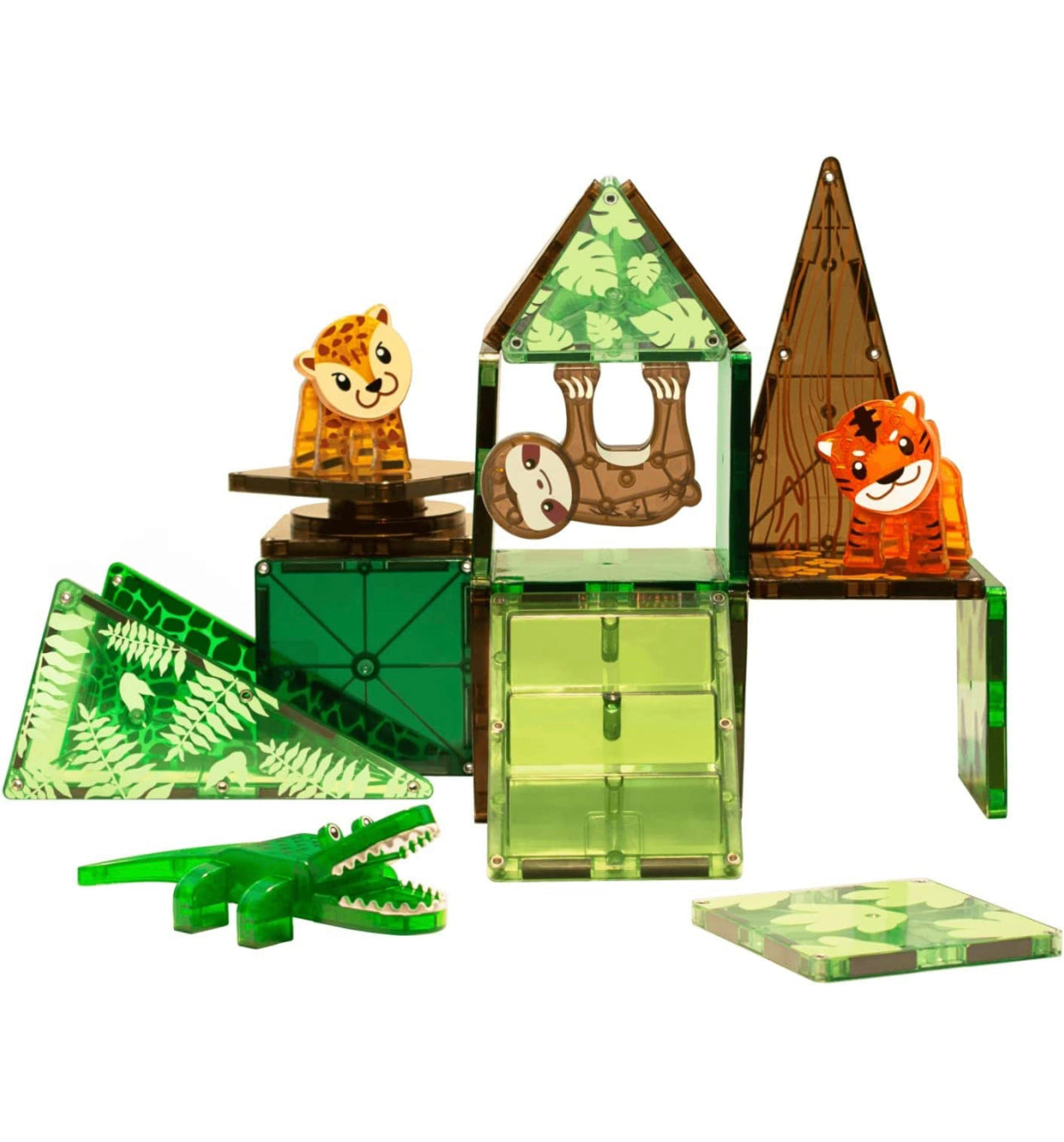 Magna-Tiles 磁力片積木玩具 - 森林動物 25 塊套裝