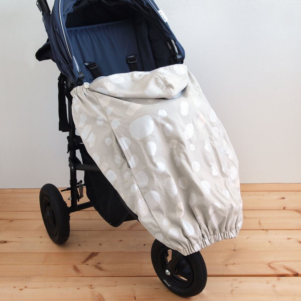 10mois - 日本製多功能保暖披巾 - 寶藍色 (日本限定)