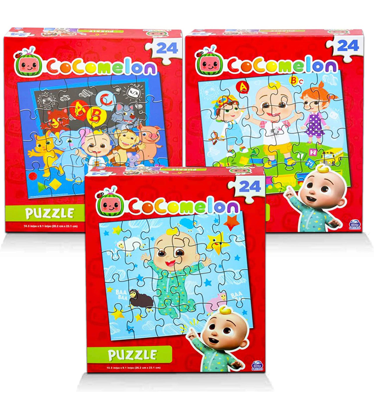 Cocomelon - 超抵玩3合1😍 JJ 拼圖套裝🧩👶🏻