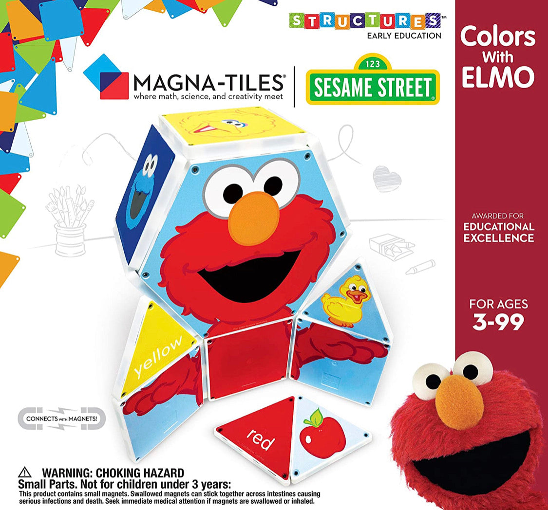 Sesame Street - 芝麻街Elmo 磁力新積木