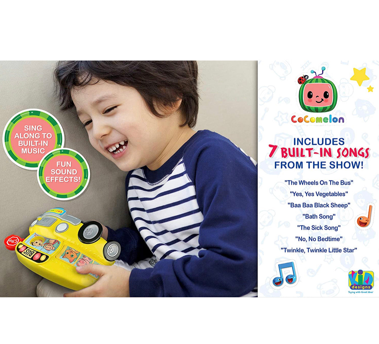 Cocomelon JJ Sing With Me 去街街School Bus