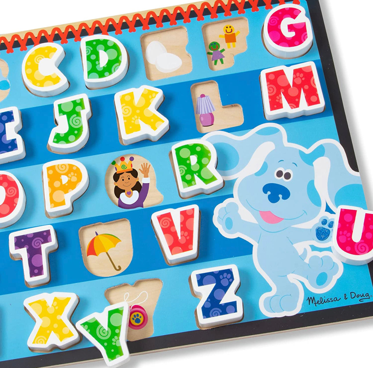 Melissa & Doug x Blue's Clues 🌈必備優質字母板🙆🏻♀️