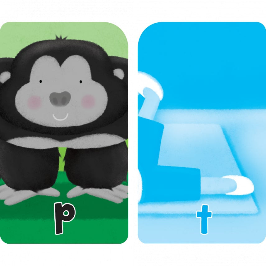 School Zone Puzzle Card 學習記憶快閃卡 - Three Letter Words