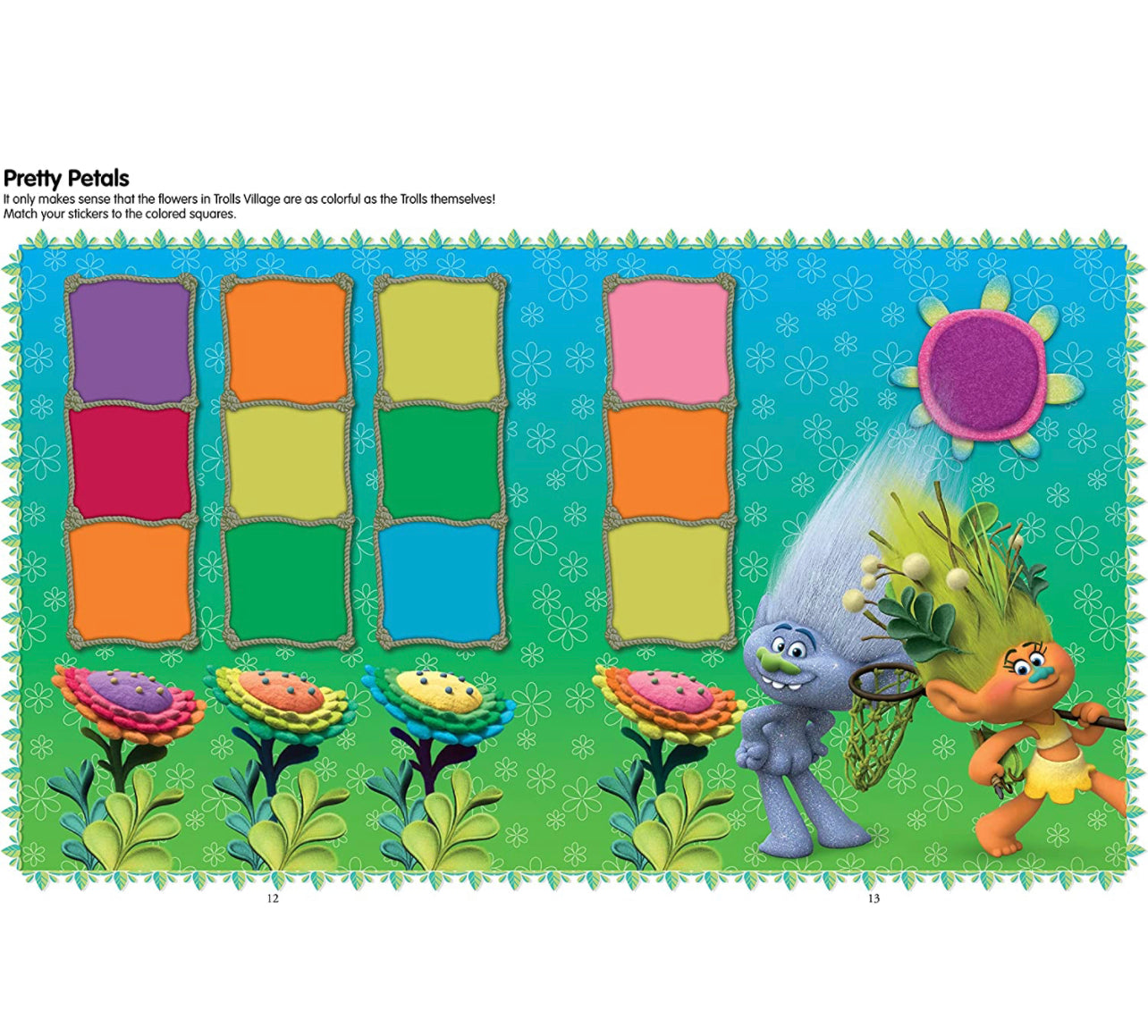 Trolls - 可重貼貼紙遊戲書