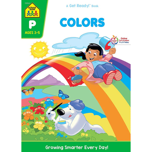 School Zone - Preschool Workbook-B (Colors 32 pages)