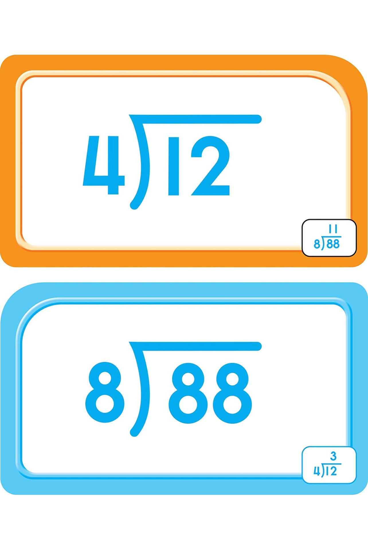 School Zone Flash Card 學習記憶快閃卡 - Division 0-12