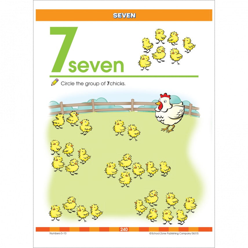 School Zone - Big Preschool Workbook (320 pages)