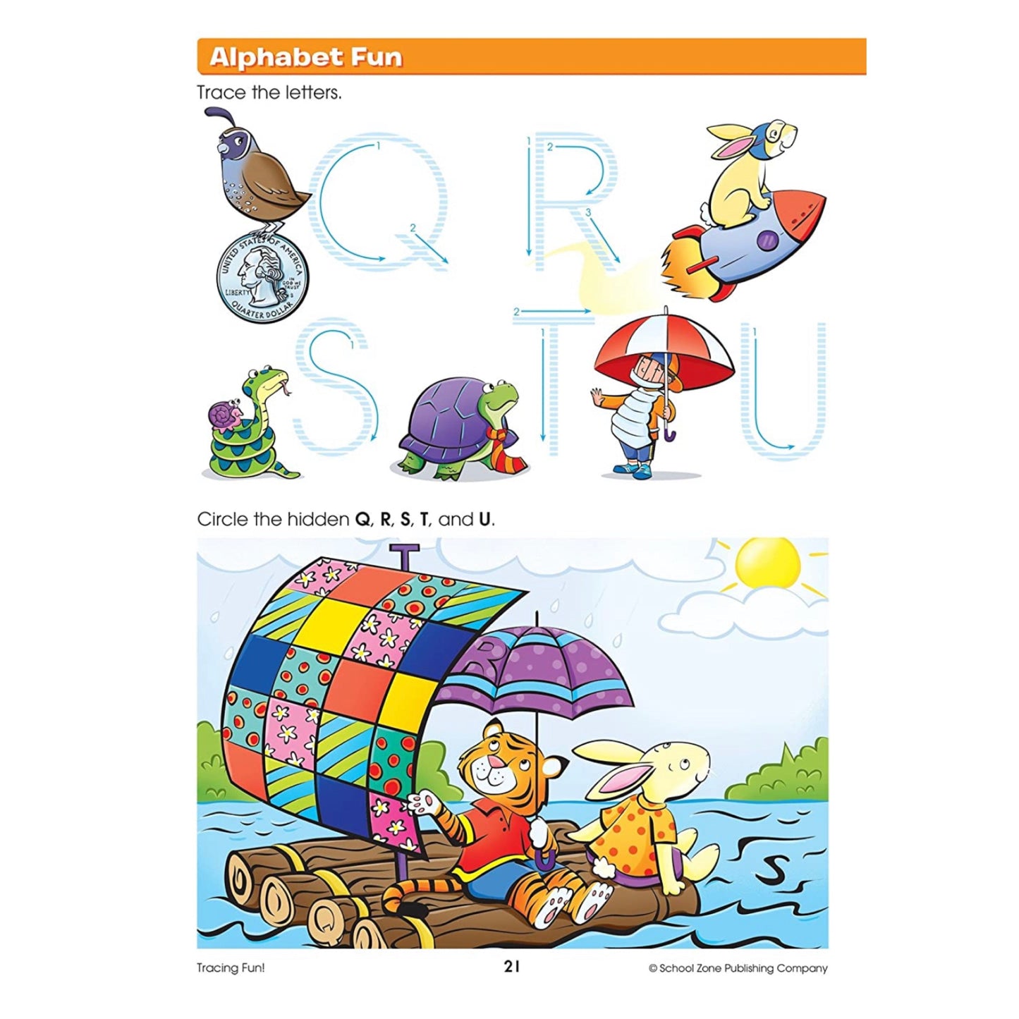 School Zone - Write and reuse workbook (Tracing Fun! 3Y)