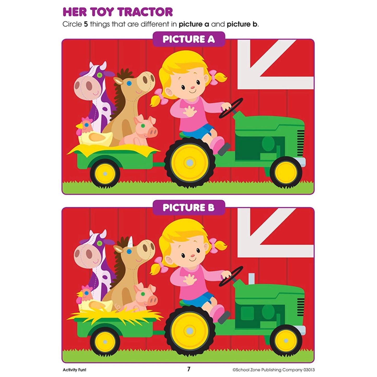 School Zone - Write and reuse workbook (Activity Fun! 3Y)